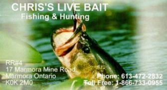 Click to go to Chris's Live Bait web page